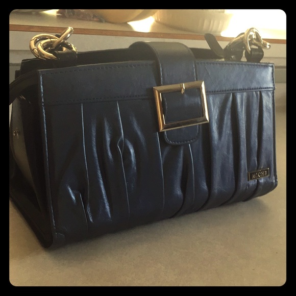 Miche Gunmetal Blue Purse Shell - Picture 1 of 3